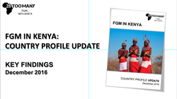 Presentation: FGM in Kenya (2017, English)